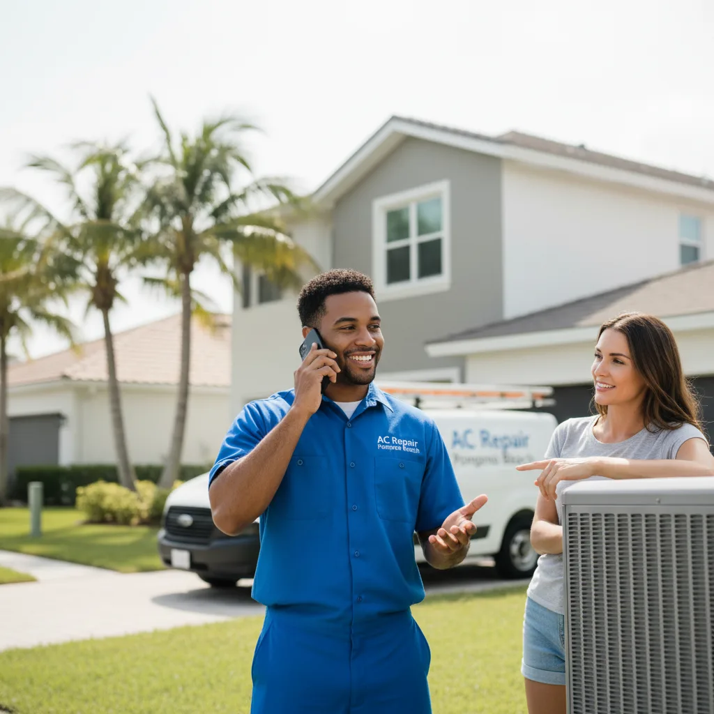 AC Repair Pompano Beach customer support in Newton Highlands